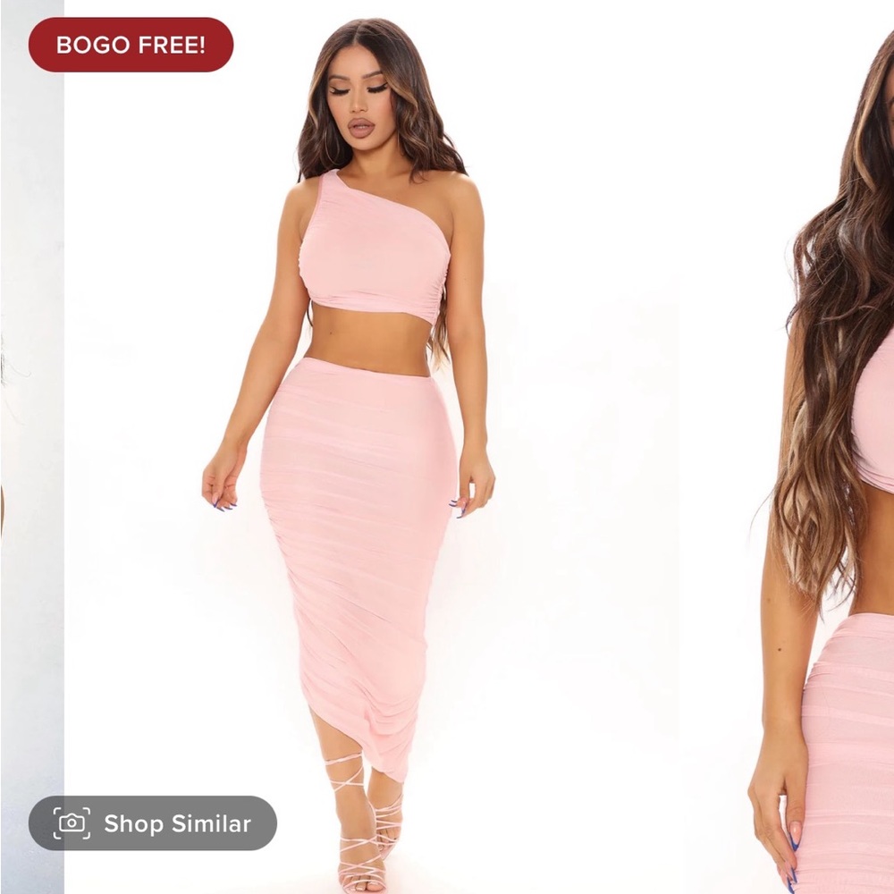 Pink 2 Piece Set - Picture 2 of 2